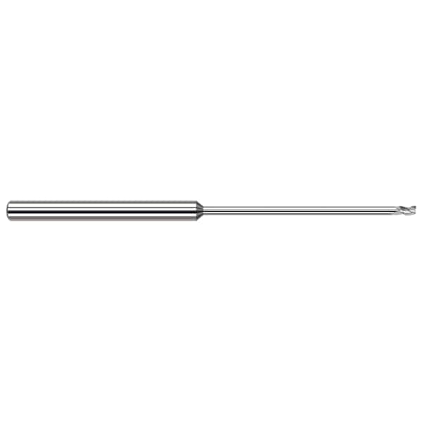 Miniature End Mill - 3 Flute - Square, 0.1875" (3/16), Overall Length: 6"